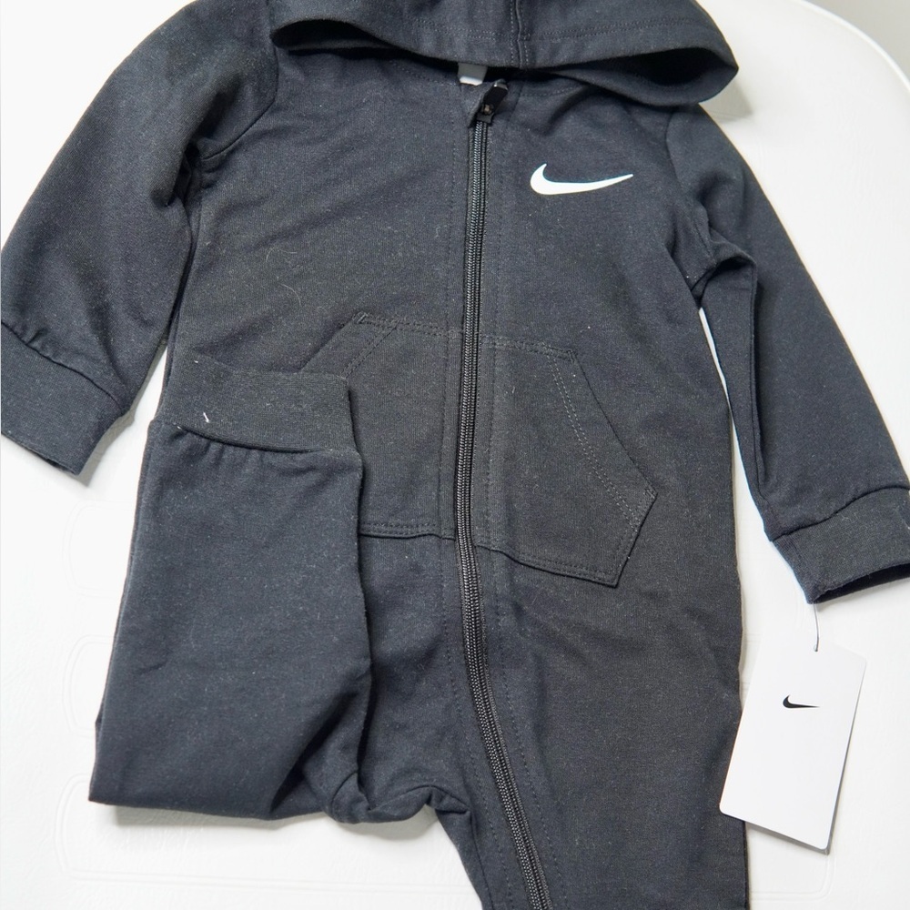 Nike Kids Charcoal One Piece Footie
